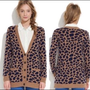 Madewell Leopard Cardigan- Sz Medium